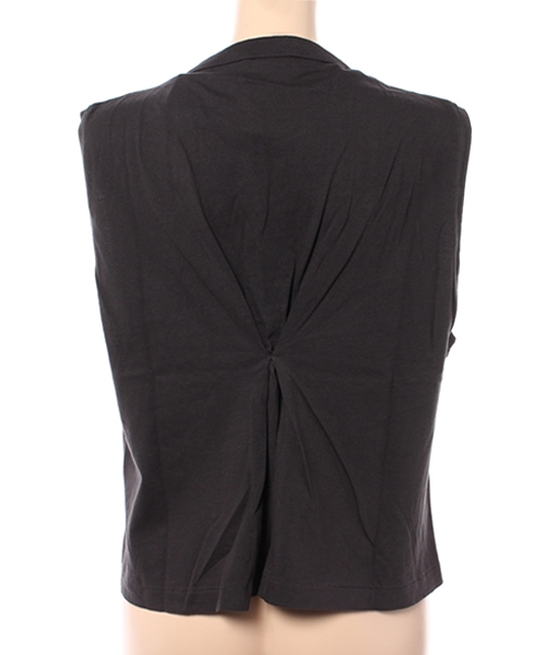 MOUSSY（マウジー）の「BREATHE REMAKE TTJ（タンクトップ・レディース・トップグレー/ホワイト/ライトブラック・FREE）」の4枚目の写真