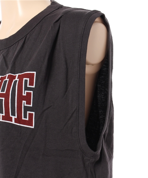 MOUSSY（マウジー）の「BREATHE REMAKE TTJ（タンクトップ・レディース・トップグレー/ホワイト/ライトブラック・FREE）」の6枚目の写真