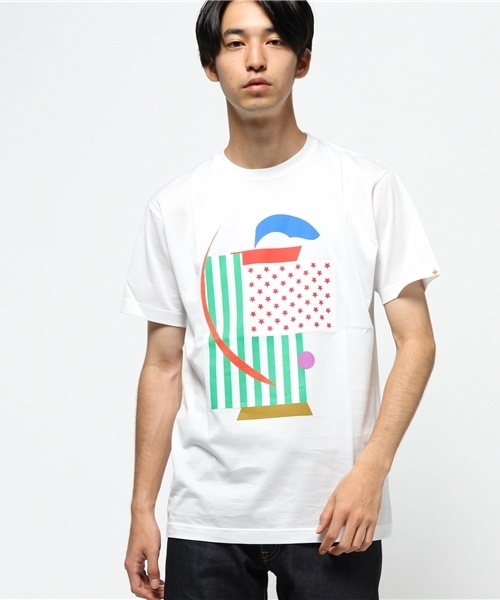 HEAD PORTER（ヘッドポーター）の「CROSSING TEE（Tシャツ/カットソー・メンズ・ブラック/ホワイト・SMALL/LARGE/MEDIUM/X-LARGE）」の3枚目の写真