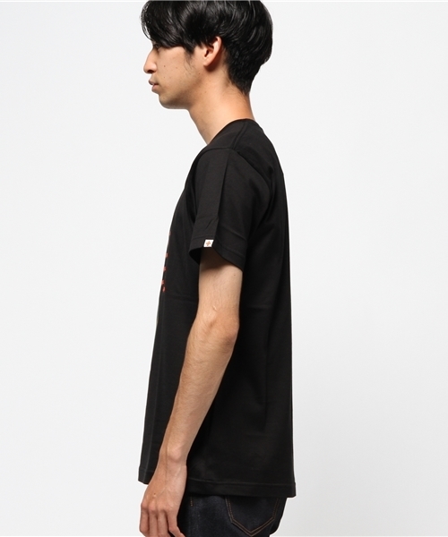 HEAD PORTER（ヘッドポーター）の「CROSSING TEE（Tシャツ/カットソー・メンズ・ブラック/ホワイト・SMALL/LARGE/MEDIUM/X-LARGE）」の5枚目の写真