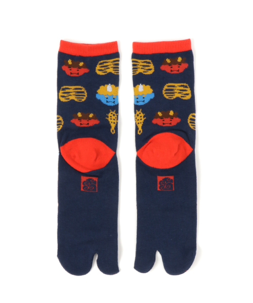 カヤ（カヤ）の「【カヤ】日本昔ばなし 鼻緒足袋型くつ下23～25cm（ソックス/靴下・レディース・ライトグレー/ネイビー/キナリ・FREE）」の4枚目の写真