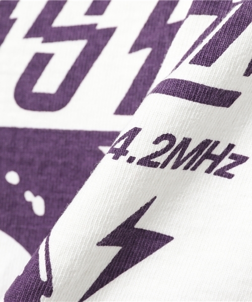 HYSTERIC GLAMOUR(ヒステリックグラマー)の「RADIOSTAR pt T-SH(Tシャツ/カットソー・メンズ・ホワイト/パープル/ブラック・SMALL/MEDIUM/LARGE)」の12枚目の写真