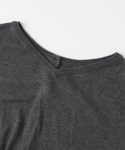 URBAN RESEARCH Sonny Label(アーバンリサーチサニーレーベル)の「Sonny Label 2WAYフロントタックニット(ニット/セーター・レディース・グレー/オレンジ系その他/キャメル/グリーン・FREE)」の15枚目の写真