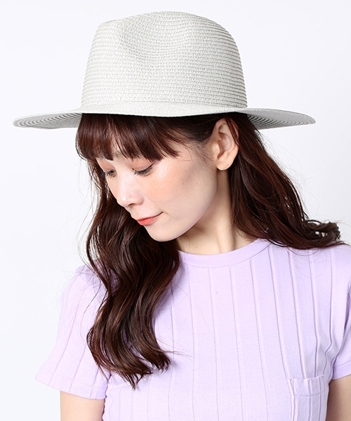 FREAK'S STORE(フリークスストア)の「ミックスブレードハット 【高橋愛 着用】(ハット・レディース・ホワイト/グレー/ベージュ・FREE)」の7枚目の写真