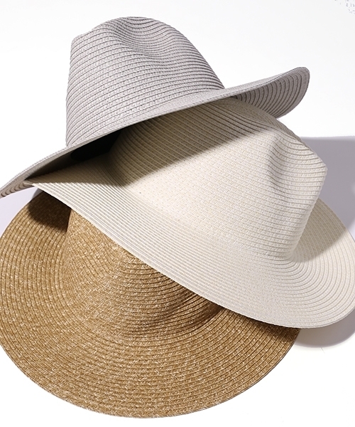 FREAK'S STORE(フリークスストア)の「ミックスブレードハット 【高橋愛 着用】(ハット・レディース・ホワイト/グレー/ベージュ・FREE)」の5枚目の写真