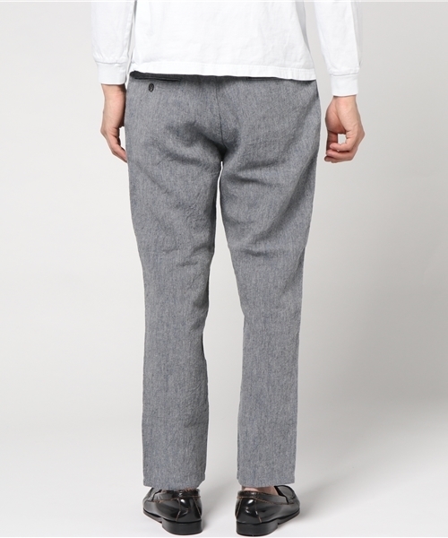 quadro（クオドロ）の「トップリネンイージートラウザーパンツ（その他パンツ・メンズ・ネイビー/グレー・LARGE/SMALL/MEDIUM）」の10枚目の写真