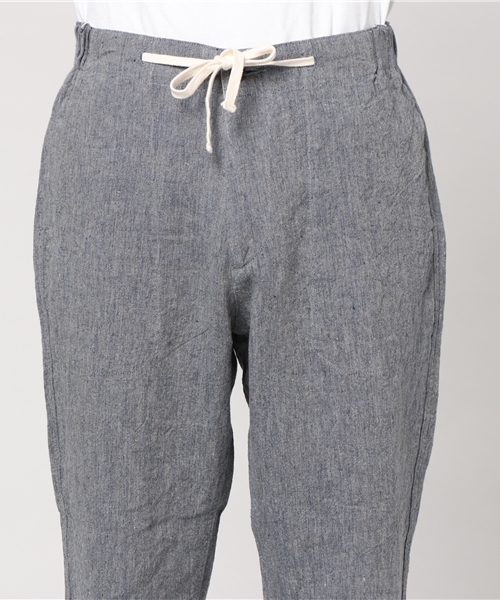quadro（クオドロ）の「トップリネンイージートラウザーパンツ（その他パンツ・メンズ・ネイビー/グレー・LARGE/SMALL/MEDIUM）」の12枚目の写真