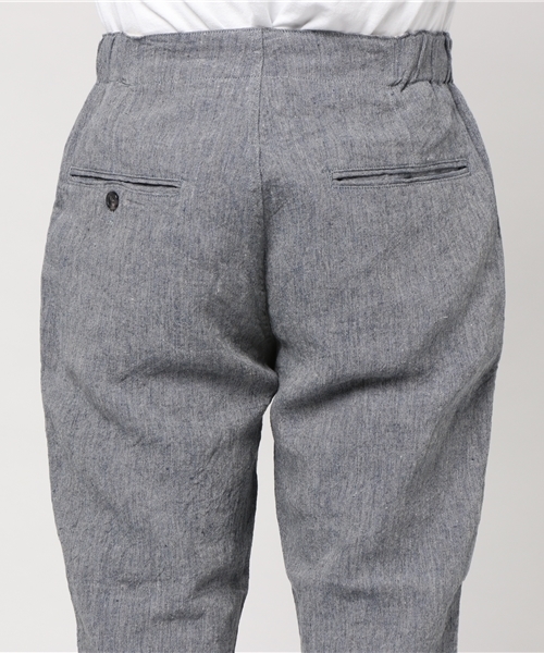 quadro（クオドロ）の「トップリネンイージートラウザーパンツ（その他パンツ・メンズ・ネイビー/グレー・LARGE/SMALL/MEDIUM）」の13枚目の写真