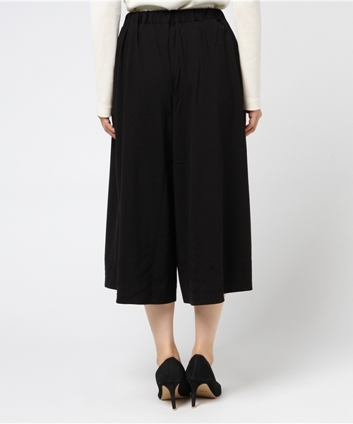 Honeys(ハニーズ)の「ポンチ素材を使ったカットガウチョパンツ(その他パンツ・レディース・ブラック/ダークネイビー/ボルドー/ブルー/ピンク/杢グレー・L/M/LL/S)」の9枚目の写真