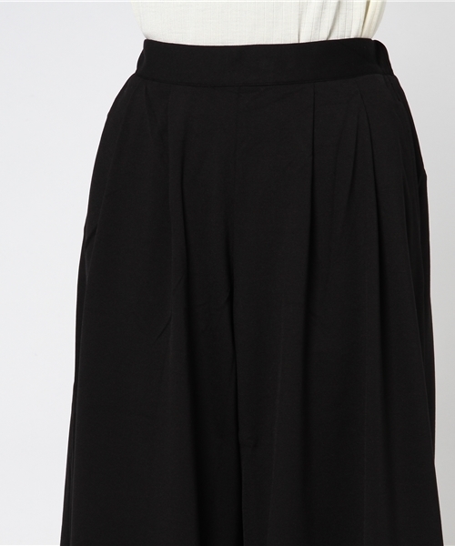 Honeys(ハニーズ)の「ポンチ素材を使ったカットガウチョパンツ(その他パンツ・レディース・ブラック/ダークネイビー/ボルドー/ブルー/ピンク/杢グレー・L/M/LL/S)」の10枚目の写真