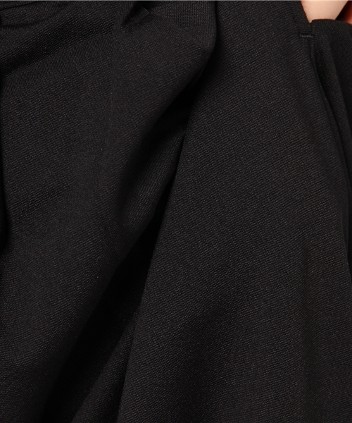 Honeys(ハニーズ)の「ポンチ素材を使ったカットガウチョパンツ(その他パンツ・レディース・ブラック/ダークネイビー/ボルドー/ブルー/ピンク/杢グレー・L/M/LL/S)」の14枚目の写真