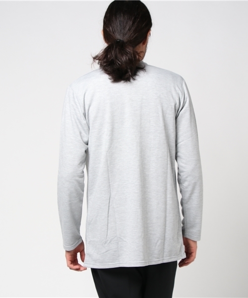 VENCEEXCHANGE（ヴァンスエクスチェンジ）の「インレイコーディガン                 （カーディガン/ボレロ・メンズ・グレー/ブラック/ライトブラウン・MEDIUM/LARGE）」の5枚目の写真