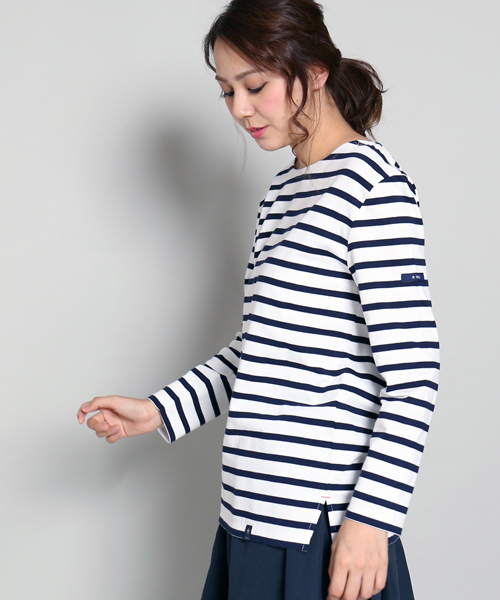 MARBLE WALTS（マーブルワルツ）の「ボーダーカットソー（Tシャツ/カットソー・レディース・ホワイト×グレー/ブルー系その他/イエロー系その他/ホワイト×ネイビー・SMALL/MEDIUM/LARGE）」の20枚目の写真