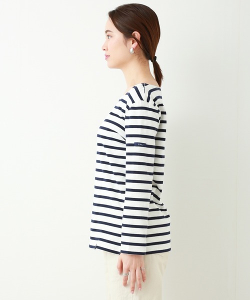 MARBLE WALTS（マーブルワルツ）の「ボーダーカットソー（Tシャツ/カットソー・レディース・ホワイト×グレー/ブルー系その他/イエロー系その他/ホワイト×ネイビー・SMALL/MEDIUM/LARGE）」の7枚目の写真