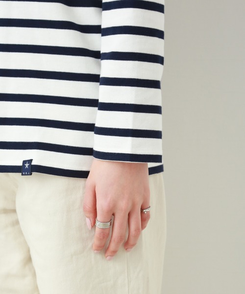 MARBLE WALTS（マーブルワルツ）の「ボーダーカットソー（Tシャツ/カットソー・レディース・ホワイト×グレー/ブルー系その他/イエロー系その他/ホワイト×ネイビー・SMALL/MEDIUM/LARGE）」の11枚目の写真