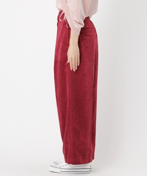 Andemiu（アンデミュウ）の「コーデュロイワイドパンツ769097（その他パンツ・レディース・モカ/レッド・MEDIUM/SMALL）」の15枚目の写真