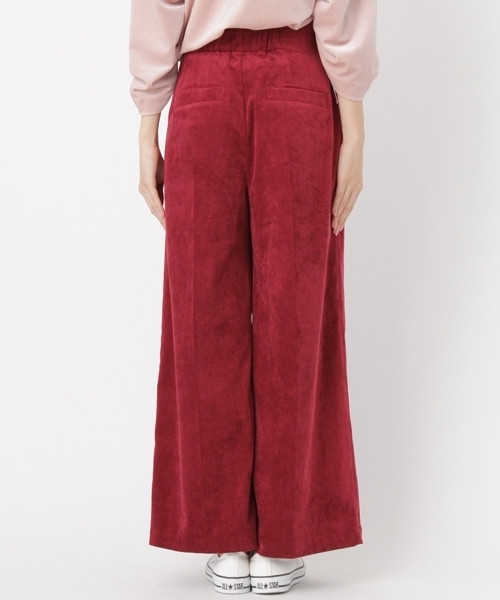 Andemiu（アンデミュウ）の「コーデュロイワイドパンツ769097（その他パンツ・レディース・モカ/レッド・MEDIUM/SMALL）」の10枚目の写真