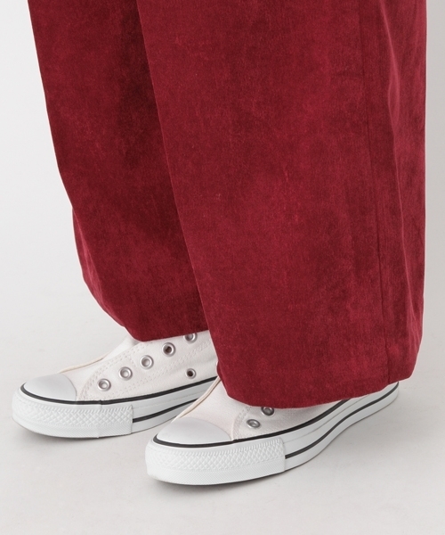 Andemiu（アンデミュウ）の「コーデュロイワイドパンツ769097（その他パンツ・レディース・モカ/レッド・MEDIUM/SMALL）」の12枚目の写真