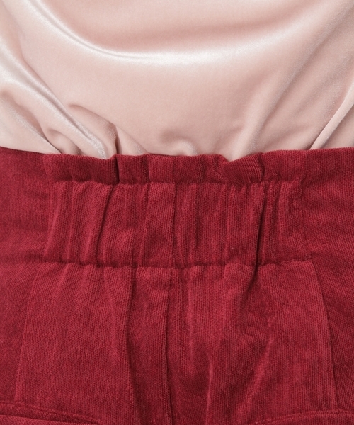 Andemiu（アンデミュウ）の「コーデュロイワイドパンツ769097（その他パンツ・レディース・モカ/レッド・MEDIUM/SMALL）」の7枚目の写真