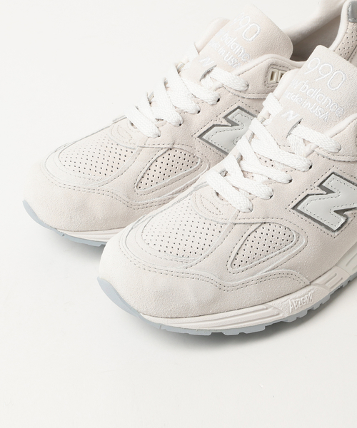 NEW BALANCE（ニューバランス）の「New Balance / M990（スニーカー・メンズ・ホワイト・10inch/8.5inch/9inch/8inch/9.5inch）」の3枚目の写真