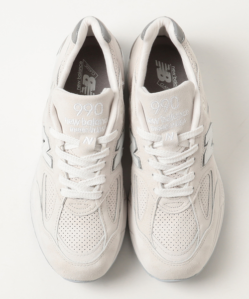 NEW BALANCE（ニューバランス）の「New Balance / M990（スニーカー・メンズ・ホワイト・10inch/8.5inch/9inch/8inch/9.5inch）」の6枚目の写真