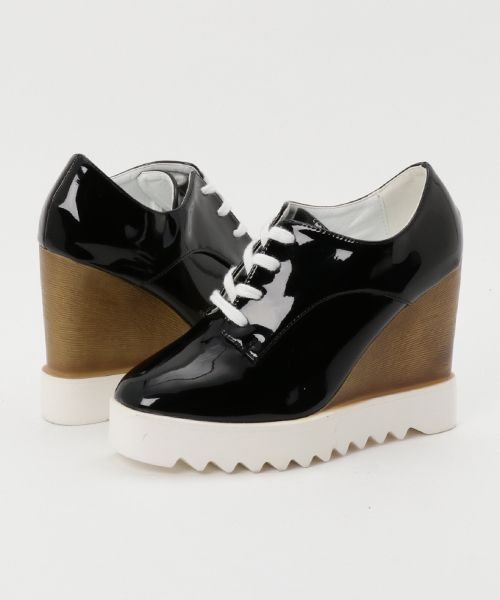 STYLEBLOCK（スタイルブロック）の「ウェッジシャークソール厚底オックスフォードシューズ（その他シューズ・レディース・ブラック/パープル/シルバー/ゴールド・40/38/39/35/37/36）」の11枚目の写真