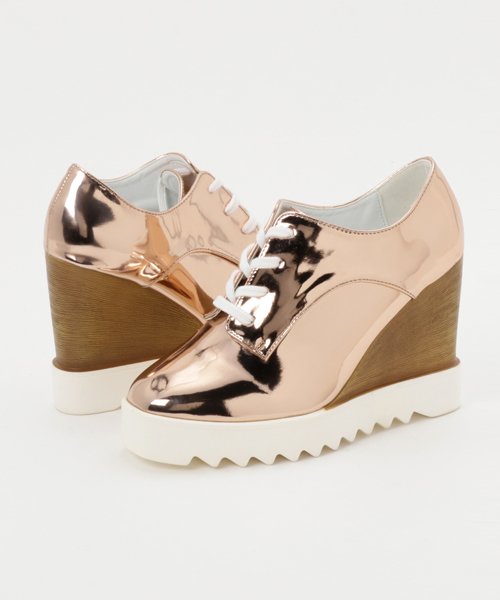 STYLEBLOCK（スタイルブロック）の「ウェッジシャークソール厚底オックスフォードシューズ（その他シューズ・レディース・ブラック/パープル/シルバー/ゴールド・40/38/39/35/37/36）」の9枚目の写真