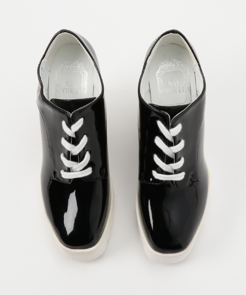 STYLEBLOCK（スタイルブロック）の「ウェッジシャークソール厚底オックスフォードシューズ（その他シューズ・レディース・ブラック/パープル/シルバー/ゴールド・40/38/39/35/37/36）」の5枚目の写真