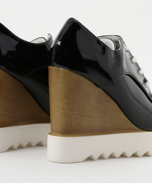 STYLEBLOCK（スタイルブロック）の「ウェッジシャークソール厚底オックスフォードシューズ（その他シューズ・レディース・ブラック/パープル/シルバー/ゴールド・40/38/39/35/37/36）」の8枚目の写真