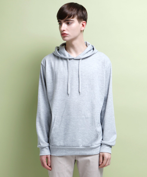 EMMA CLOTHES(エマクローズ)の「TCビッグシルエットプルパーカー(パーカー・メンズ・ブラック/ネイビー/グレー/アイボリー/チャコール/カーキ・L/M)」の22枚目の写真