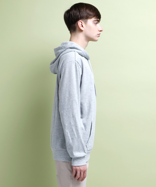 EMMA CLOTHES(エマクローズ)の「TCビッグシルエットプルパーカー(パーカー・メンズ・ブラック/ネイビー/グレー/アイボリー/チャコール/カーキ・L/M)」の21枚目の写真