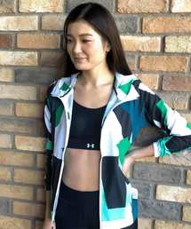UNDER ARMOUR | レディース トレーニングパーカー / プリントウーブンフルジップフーディー(その他アウター)