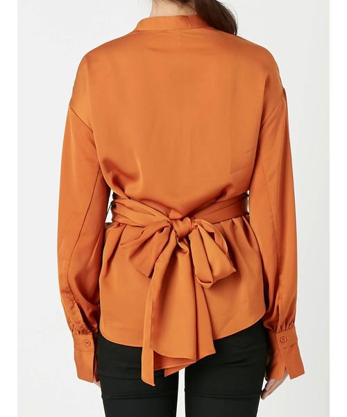 EMODA(エモダ)の「ワイドウエストシャツ(シャツ/ブラウス・レディース・ホワイト/ブラック/オレンジ・FREE)」の8枚目の写真