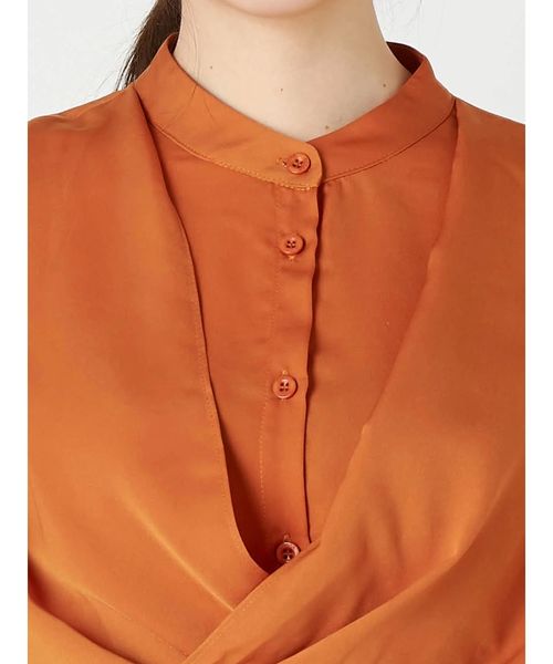 EMODA(エモダ)の「ワイドウエストシャツ(シャツ/ブラウス・レディース・ホワイト/ブラック/オレンジ・FREE)」の11枚目の写真