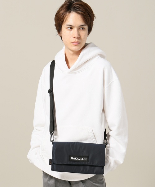 MAKAVELIC（マキャベリック）の「MAKAVELIC / マキャベリック : 2WAY SACOCHE#（ボディバッグ/ウエストポーチ・メンズ・ブラック/ネイビー・FREE）」の13枚目の写真
