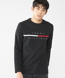 TOMMY HILFIGER(トミーヒルフィガー)の【オンライン限定】トミーヒルフィガーロゴロングスリーブTシャツ / TINO TEE(Tシャツ/カットソー)