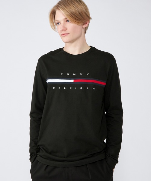 TOMMY HILFIGER（トミーヒルフィガー）の「【オンライン限定】トミーヒルフィガーロゴロングスリーブTシャツ / TINO TEE（Tシャツ/カットソー・メンズ・ネイビー/グレー/ブラック/ホワイト/ホワイト系その他/ブルー系その他/ブラック系その他/グレー系その他/ブラック系その他2/ホワイト系その他2/ブルー系その他2/グレー系その他2/グレー系その他3・LARGE/MEDIUM/SMALL/X-LARGE/XX-LARGE/X-SMALL）」の18枚目の写真