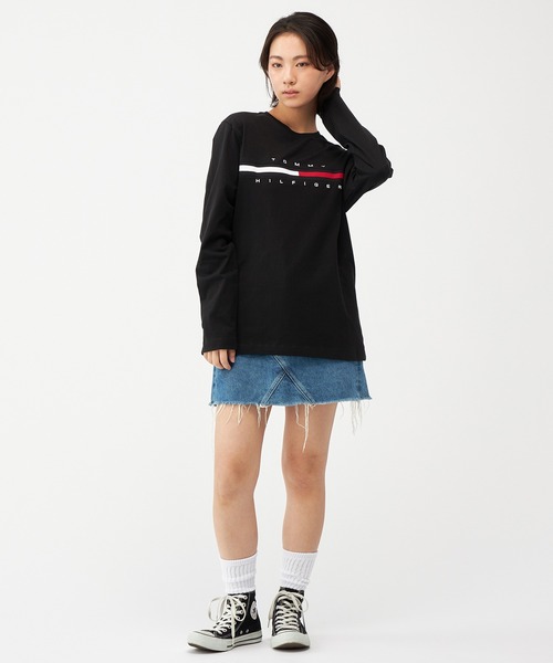 オンライン限定】トミーヒルフィガーロゴロングスリーブTシャツ / TINO