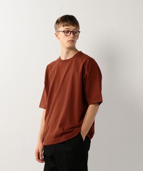 Steven Alan（スティーブンアラン）の「＜Steven Alan＞ HI-DENS CN 5SL BOLD/Tシャツ（Tシャツ/カットソー・メンズ・ベージュ/パープル/ターコイズブルー/オレンジ系その他/ダークブラウン・LARGE/MEDIUM/SMALL/X-LARGE）」の5枚目の写真