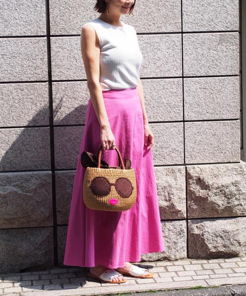 a-jolie(アジョリー)の「a-jolie SMILEサングラス カゴバッグ / アジョリー【ブラウンはWEB限定】(かごバッグ・レディース・ブラウン/ブラック/ナチュラル・FREE)」の11枚目の写真