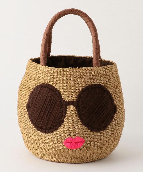 a-jolie(アジョリー)の「a-jolie SMILEサングラス カゴバッグ / アジョリー【ブラウンはWEB限定】(かごバッグ・レディース・ブラウン/ブラック/ナチュラル・FREE)」の10枚目の写真