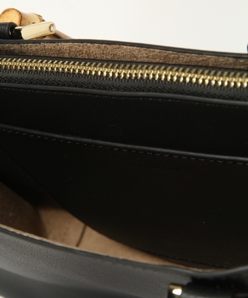 GLOBAL WORK（グローバルワーク）の「バンブーミニトート/804835（ハンドバッグ・レディース・ブラック/ベージュ/イエロー/オレンジ・ONE SIZE）」の13枚目の写真