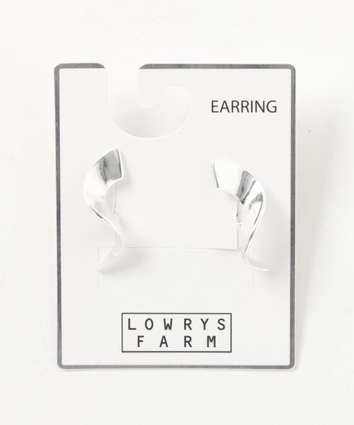 LOWRYS FARM(ローリーズファーム)の「ウネウネイヤリング 810215(イヤリング・レディース・ゴールド/シルバー・FREE)」の4枚目の写真