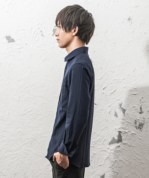 MinoriTY（マイノリティ）の「ラウンドカラービエラチェックシャツ（シャツ/ブラウス・メンズ・ホワイト/ベージュ/ネイビー/グレー/レッド/グリーン/マスタード/チェック/ワイン・M/L/XL）」の21枚目の写真