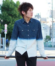 WEGO | WEGO/グラデーションデニムシャツ(シャツ/ブラウス)