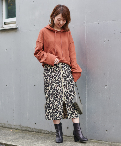 DouDou（ドゥドゥ）の「ヒョウ柄ジャガードSK（スカート）」 - WEAR