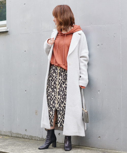 DouDou（ドゥドゥ）の「ヒョウ柄ジャガードSK（スカート）」 - WEAR