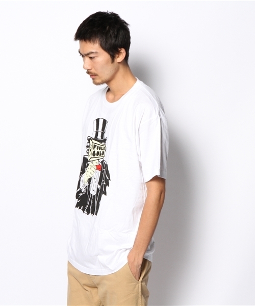 Manhattan Records（マンハッタン レコーズ）の「Fools Gold / Sam Tee（Tシャツ/カットソー・メンズ・ホワイト・X-LARGE）」の3枚目の写真