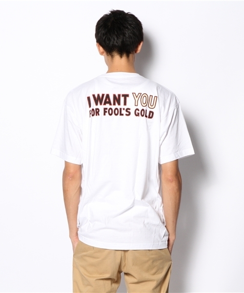Manhattan Records（マンハッタン レコーズ）の「Fools Gold / Sam Tee（Tシャツ/カットソー・メンズ・ホワイト・X-LARGE）」の4枚目の写真