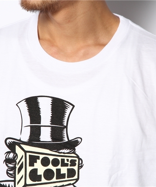 Manhattan Records（マンハッタン レコーズ）の「Fools Gold / Sam Tee（Tシャツ/カットソー・メンズ・ホワイト・X-LARGE）」の5枚目の写真